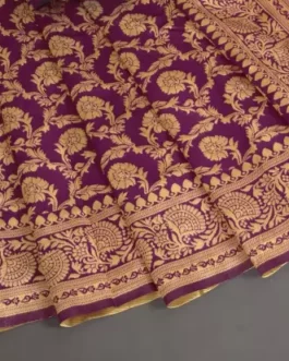 Woven Banarasi Silk Blend Saree